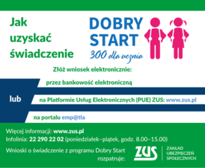 Platforma Usług Elektronicznych PUE ZUS na stronie internetowej: www.zus.pl